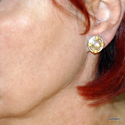 White Pearl Clip On