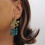 dangle clipon green