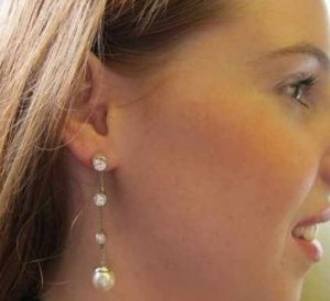 Wedding Pearl Earrrings