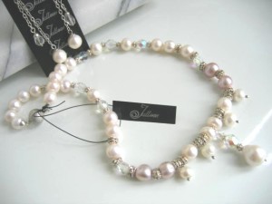 White Bridal Necklace