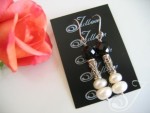 Bella Pearl Cluster Earrings-E067-02