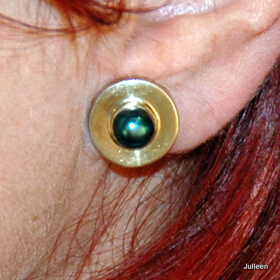 Pearl Earring Clip On Gold