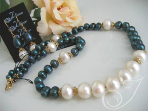 Louisa Necklace FL003.02 & Alison Earrings E047.79