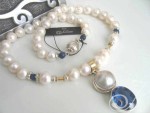Blue Heaven Mabe Topaz Necklace JD114