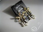 Frescia Fantasy Cluster Pearl Earrings E100