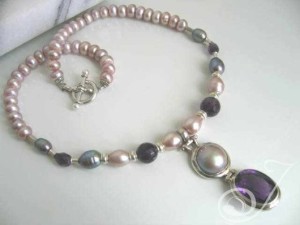 Lavender Lust Amethyst Pendant Necklace PJ301.02
