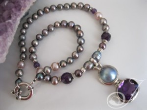Royal Purple Amethyst- Necklace PJ301.01