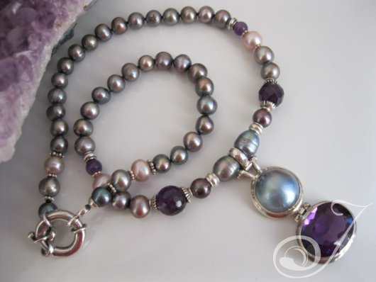 Royal Purple Amethyst- Necklace PJ301.01
