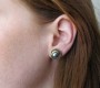 Peacock Green Pearl Earring