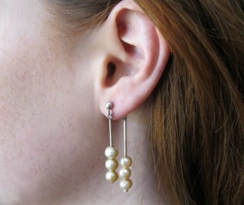 Ellie Cluster Earrings – Pearl Jewellery