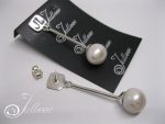 Faye Long Pearl Earring E078.02 004