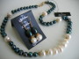 Peacock Green Pearl Set