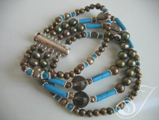 King-Tut-Turquoise-Pearl-Cuff-Bracelet-BR2211