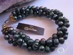 Peacock-Green-Pearl-Bracelet