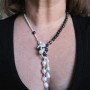 Black and White Pearl Necklace