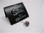 Purple-Black-Pearl-Studs-925