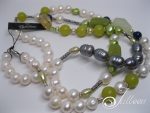 Lime Crush Pearl Necklace 004