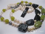lime and Grey Necklace 001