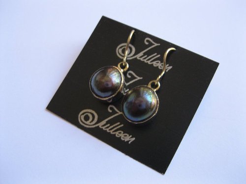 E047B-BLACK-PEARL-EARRING