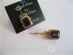 Amethyst-Gold-Earrings