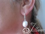 Julleen-Model-Jumbo-White-Pearl-Earring