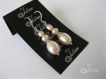 Pink Triple Drop Earrings 004