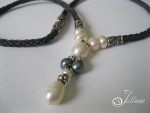 LB110P.04-Front-Weave-Blue-Pearl-Leather-Necklace