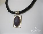 Purple-Chalcedony-Wter-Agate=Pendant