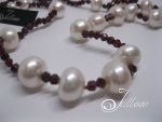 garnet and pearl necklace 002